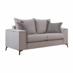 Verona living room set 2 pcs 2-3 seater cream mak01 - cushions mocha mak03 - Слика 3