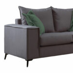 2 seater Verona sofa anthracite - cypress cushions 173x93x100cm - Слика 3