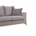 2 seater Verona sofa cream - mocha cushions 173x93x100cm - Слика 3
