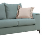 Verona 2-seater sofa mint fabric with cream cushions 173x93x100cm - Слика 3