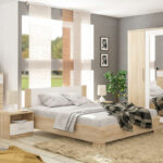 King-size Bed Geneva color natural-white 180x200cm - Image 2