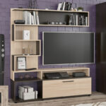 TV unit Jasper color wenge-natural 151.5x37.5x169.5cm - Image 2