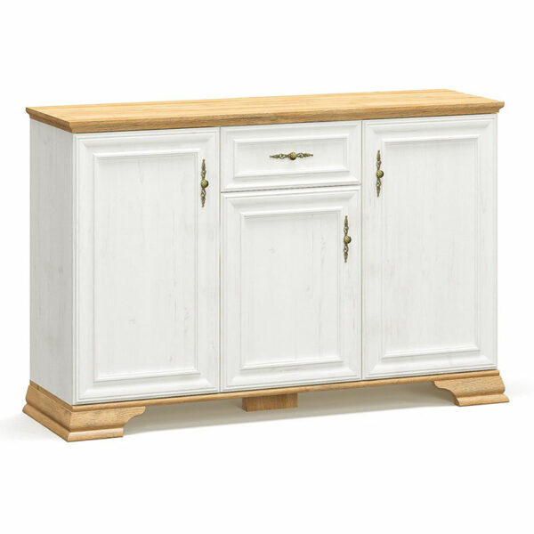 Buffet Jaden golden oak-white antique color 137.5x39x88.5cm