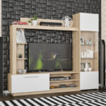 Living room complex June sonoma-white color 204x35x177cm - Image 2