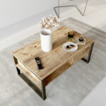 Coffee table Honora color black-oak 100x60x44,5cm - Image 3