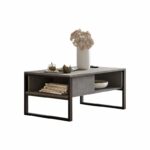 Honora coffee table anthracite antique-black 100x60x44.5cm