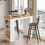 Table Bar Riff white-oak120x51.5x101.5cm - Слика 2