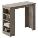 Table Bar Riff athracite antique 120x51.5x101.5cm