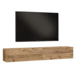 Dello wall TV unit sonoma color 180x31.6x29.6cm
