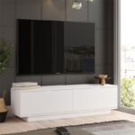TV cabinet Zoeva white140x.35x38.2cm - Image 3