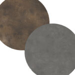 Neville low bookcase color cement-walnut 69x25x87.6cm - Image 4