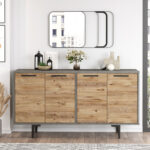 Sideboard Jethro sonoma-cement 138x40x73cm - Слика 4