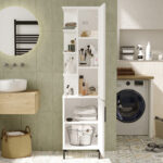 Cabinet-column Perseus white 45x35.5x173.6cm - Слика 2