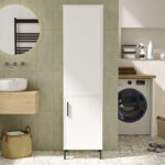 Cabinet-column Perseus white 45x35.5x173.6cm - Слика 4