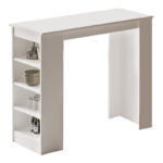 Table Bar Riff white 120x51.5x101.5cm