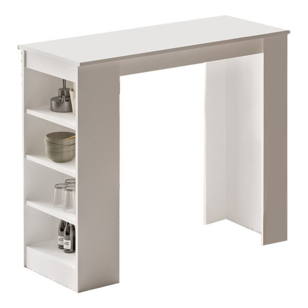 Table Bar Riff white 120x51.5x101.5cm