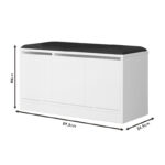 Entrance furniture Firefly white 89.5x35.5x46cm - Слика 6