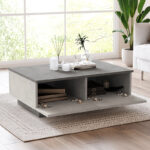 Coffee table Thunder grey antique-anthracite antique color 90x60x31.5cm - Image 2