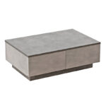 Coffee table Thunder grey antique-anthracite antique color 90x60x31.5cm