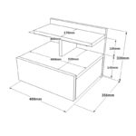 Nightstand Discover sonoma 40x35.5x32cm - Image 6