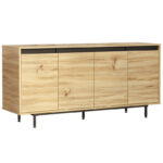 Sideboard Jethro sonoma-wenge 160x44.5x75.5cm - Image 3
