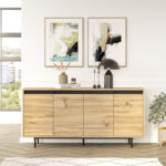 Sideboard Jethro sonoma-wenge 160x44.5x75.5cm - Image 4