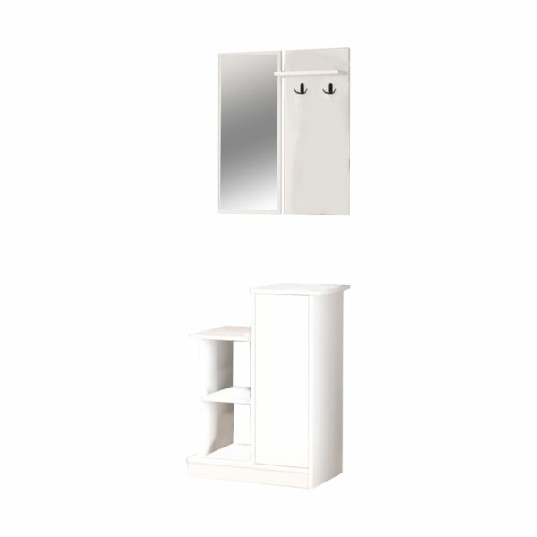 Entrance unit Wizbo melamine white 61x37x82.5cm