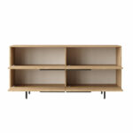 Buffet Lebon melamine natural-black 160x44.5x74cm - Слика 3