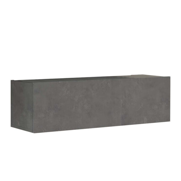 Tv unit Serit antique dark grey melamine 100x31.5x29.6cm