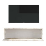 Tv unit Serit marble ivory melamine 100x31.5x29.6cm - Слика 4