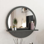 Breda melamine mirror in anthracite shade 49x6x49cm - Слика 2