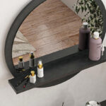 Breda melamine mirror in anthracite shade 49x6x49cm - Слика 3