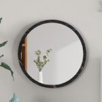 Mirror Reflex melamine in anthracite marble shade 49x5x49cm - Слика 2