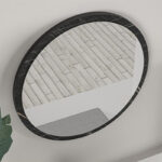 Mirror Reflex melamine in anthracite marble shade 49x5x49cm - Слика 3