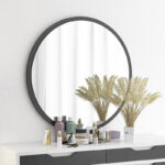 Rodro melamine mirror in anthracite shade 62x6x62cm - Слика 2