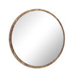 Mirror Rodro melamine in walnut shade 62x6x62cm