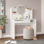 Manista bedroom toilet in white 100x44.4x119.5cm - Image 2