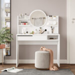 Manista bedroom toilet in white 100x44.4x119.5cm - Image 3