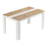 Sepen table in natural-white shade 140x80x74cm
