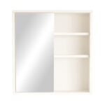 Bagno bathroom cabinet with mirror in white shade 60x14.5x63.6cm - Слика 3