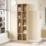 Oteca 10-seat bookcase in oak 51.1x25.4x180cm - Image 2