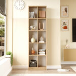 Oteca 10-seat bookcase in oak 51.1x25.4x180cm - Image 3