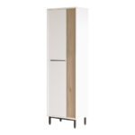 Shoe rack for 18 pairs Scarpiera in natural-white shade 57.2x35.5x185.65cm