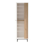 Shoe rack for 18 pairs Scarpiera in natural-white shade 57.2x35.5x185.65cm - Image 5