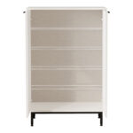 Shoe rack Kinga 5 shelves in white 72x35.5x105.6cm - Слика 4