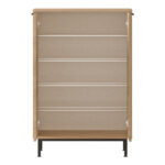 Shoe rack Kinga 5 shelves in natural 72x35.5x105.6cm - Слика 4