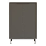 Shoe rack Kinga 5 shelves in anthracite 72x35.5x105.6cm - Слика 3