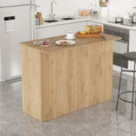 Kogile kitchen table-counter in natural shade 120x60x88.2cm - Слика 3