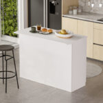 Kogile kitchen table-counter in white shade 120x60x88.2cm - Слика 3