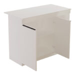 Kogile kitchen table-counter in white shade 120x60x88.2cm - Слика 4